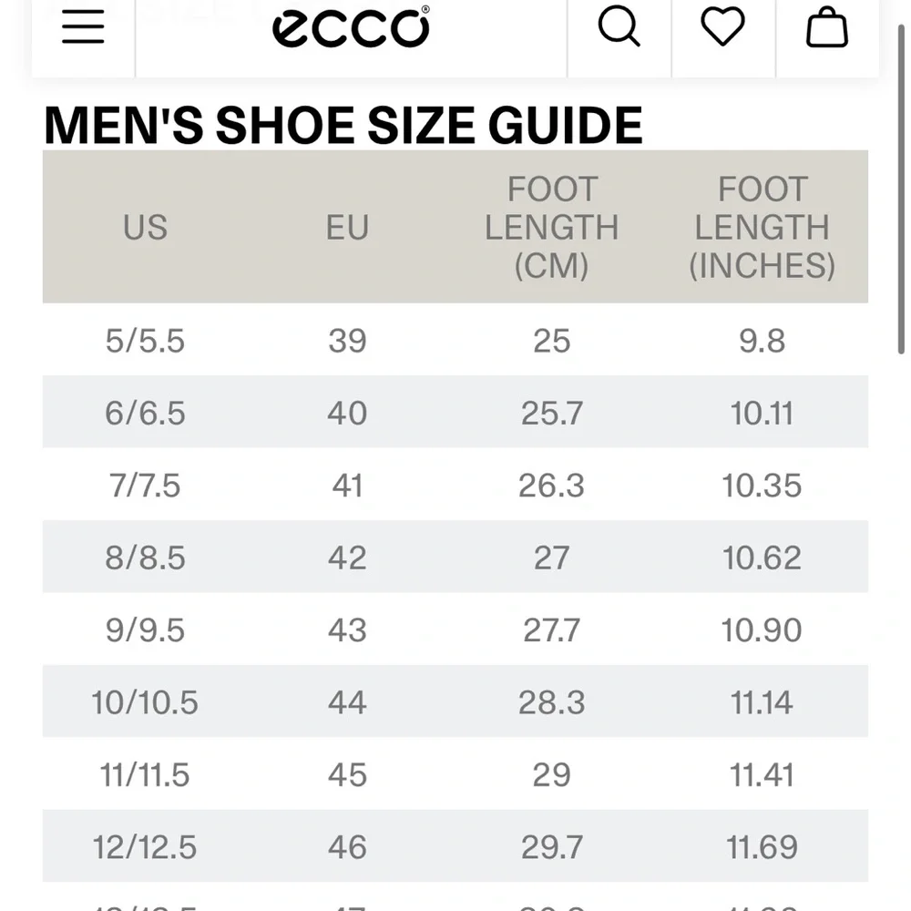Ecco leather slip on loafers